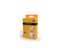 Kodak - 30425958 auricular y casco Auriculares True Wireless Stereo (TWS) Dentro de oído Llamadas/Música Bluetooth Gris, Blanco