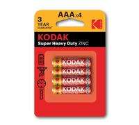 KODAK 30953321, Pilas R3 AAA, Pack 4 pilas