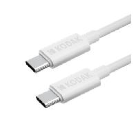 Cable USB-C a USB Kodak 30425972 Blanco Multicolor 1 m