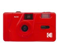 KODAK Cámara de película M35 de 35 mm (Escarlata) - Sin Enfoque, Reutilizable, Flash Integrado, fácil de Usar