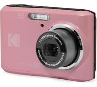 Kodak Cámara Digital PixPro FZ45 de 16 MP, Full HD 1080p, con Zoom óptico de 4X y Lente Gran Angular de 27 mm, Color Rosa Pastel.