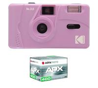 KODAK Cámara Recargable M35-35 mm, Color Morado + película sin ISO ISO, Captura Tus Momentos con Elegancia y Creatividad, la Esencia de Recuerdos inolvidables