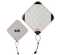 KODAK Camera Wrap Envoltura para Cámaras Tamaño M 31x31cm - Paño Protector Resistente al Agua,antiarañazos como protección para cámara sin Espejo, cámara compacta,Lente Prime(Gris Claro)[UN artículo]