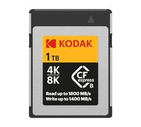 Kodak CFexpress EKMCFX1TK - Tarjeta de Memoria Tipo B (1 TB de Lectura y 1400 MB/s de Escritura a 1800 MB/s