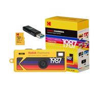 Kodak Charmera - Llavero con cámara digital (caja ciega) | Tarjeta de memoria de 64 GB, (3 artículos)
