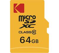 Kodak Class 10 - Tarjeta de Memoria microSD (64 GB, Adaptador SD)