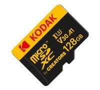 Kodak Creators Carte microSD 128 Go UHS-I U3 V30 A2 avec Adaptateur SD