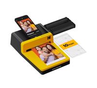 KODAK Dock Era Impresora Fotográfica de Escritorio 10 x 15 cm, 10 Hojas, Impresora para Smartphone con Base Dock & Bluetooth para iPhone & Android, Impresión Instantánea en Color, Sublimación 4PASS