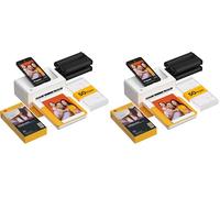 KODAK Dock Plus 4PASS Impresora de Fotos Instantánea (10x15cm) + Pack con 40 Hojas (Paquete de 2)