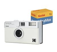 KODAK EKTAR H35 Cámara de Medio Formato 35 mm, Reutilizable, sin Enfoque, Ligera, fácil de Usar (película y batería AAA no Incluidas) (Pack Blanco con película de 24 exposiciones)