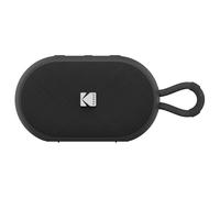 KODAK Enceinte Portable Sans Fil PWS-2284 - Étanche IPX7, Bluetooth, 6W RMS, TWS Stéréo, Batterie 1500mAh, Autonomie 10-12h, Fonction Mains Libres, Sangle Silicone, Câble Type-C Inclus - Noir