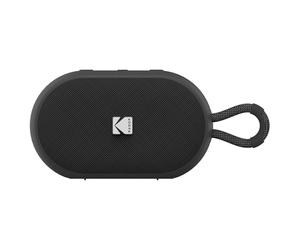 KODAK Enceinte Portable Sans Fil PWS-2284 - Étanche IPX7, Bluetooth, 6W RMS, TWS Stéréo, Batterie 1500mAh, Autonomie 10-12h, Fonction Mains Libres, Sangle Silicone, Câble Type-C Inclus - Noir