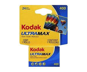 Kodak GC135-24-C Ultra MAX 400 - Película fotográfica a Color | Fotografía a la luz del día con exposiciones ISO 400 y 24