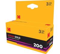 Kodak Gold 200 Color 135 - Rollo de película negativa, 24 exposiciones, paquete de 3