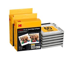 KODAK ICRG360 - Cartouches et papiers 60 photos 7,6 x 7,6 cm (compatibles KODAK Mini Shot C300, C300R, MS300, P300R)