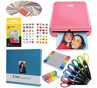 Kodak Impresora instantánea de Fotos con Bluetooth/NFC, tecnología Zink y aplicación Kodak para iOS y Android (Rosa) Paquete de álbumes de Recortes
