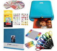 Kodak Impresora instantánea de Fotos con Bluetooth/NFC, tecnología Zink y aplicación Kodak para iOS y Android (Azul) Paquete de álbumes de Recortes