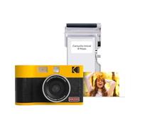 Kodak Imprimante MS200 - Impression Photo Format 2.1x3.4, Compatible iOS/Android, Impressions Haute Qualité, Résistantes à l'Eau et Aux Empreintes, Cartouche Tout-en-Un, Appli Kodak Instant - Jaune