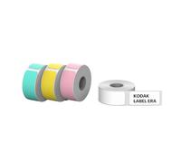 KODAK Label ERA M50 Etiquetadora 12 Rollos (Blanco 9Rollos, Rosa/Verde/Amarillo 1 Rollo/Color)