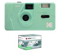 KODAK M35 - Cámara Recargable de 35 mm, Lente Gran Angular Fija, Visor óptico, Flash Integrado, batería AAA