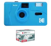 KODAK M35 - Cámara Recargable de 35 mm, Lente Gran Angular Fija, Visor óptico, Flash Integrado, batería AAA
