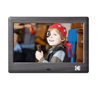 KODAK Marco de Fotos Digital de 7 Pulgadas, Marco de Fotos electrónico, Pantalla IPS, Foto/música/Reproductor de vídeo/Calendario/Alarma, Soporte USB o Tarjeta SD, rotación automática, con Mando a