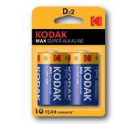 Kodak - Max Super D Batería de un solo uso Alcalino