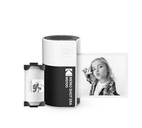 KODAK Memo Shot ERA - Cámara Digital instantánea e Impresora de Etiquetas fotográfica, Color Blanco (cámara con 1 Rollo de Cartucho de Etiquetas One-Touch)