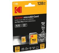 Kodak - Tarjeta MicroSD de 128 GB UHS-II U3 V60 de Alta Velocidad 300 MB/s de Lectura, 160 MB/s de Escritura - Vídeo 4K/8K - Ideal para fotografía y videografía - Adaptador SD Incluido