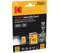 KODAK MICRO SD 256GB UHS-II U3 V60 TARJETA DE MEMORIA ULTRA PRO RENDIMIENTO