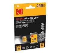 KODAK MICRO SD 256GB UHS-II U3 V60 TARJETA DE MEMORIA ULTRA PRO RENDIMIENTO