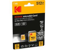 KODAK MICRO SD 512GB UHS-II U3 V60 TARJETA DE MEMORIA ULTRA PRO RENDIMIENTO