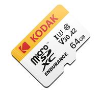 Kodak - MicroSD de 64 GB de alta resistencia + adaptador | UHS-I U3 A2 V30