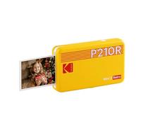 Kodak Mini 2 Retro 4Pass, Impresora Fotográfica + 8 Hojas, Fotos Instantáneas Tamaño 5,3x8,6cm, Conexión Inalámbrica Bluetooth - Amarillo