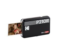 Kodak Mini 2 Retro 4Pass, Impresora Fotográfica + 8 Hojas, Fotos Instantáneas Tamaño 54X86mm, Conexión Inalámbrica Bluetooth - Negro