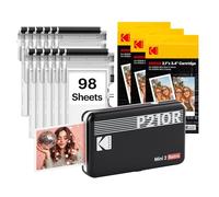 KODAK Mini 2 Retro Impresora Fotográfica Portátil 5,3 x 8,6 cm, 98 Hojas, Impresora Bluetooth para Smartphone iPhone & Android, Impresión en Color Instantánea, Sublimación 4PASS
