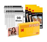 KODAK Mini 2 Retro Impresora Fotográfica Portátil 5,3 x 8,6 cm, 98 Hojas, Impresora Bluetooth para Smartphone iPhone & Android, Impresión en Color Instantánea, Sublimación 4PASS