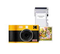 KODAK Mini Shot 2 ERA 4PASS - Cámara instantánea y Impresora fotográfica (5,3 x 8,6 cm, Impresora fotográfica + 8 Hojas, Color Amarillo)