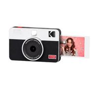 KODAK Mini Shot 2 Retro 4PASS 2-in-1 Cámara instantánea e Impresora fotográfica (5,3 x 8,6 cm) + 8 Hojas, Blanco