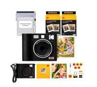 KODAK Mini Shot 3 ERA 4PASS 2-en-1 Cámara Instantánea e Impresora de Fotos (7,6x7,6cm) (Cámara + Pack de Regalo con 68 Hojas (8 Hojas Iniciales + 60 Hojas), Negro)