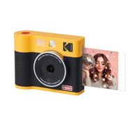 Kodak Mini Shot 3 ERA 4PASS - Appareil Photo Instantané & Imprimante Photo 2-en-1 (3x3) - Design Rétro, Connexion Bluetooth, Photos Haute Qualité Résistantes à l'Eau - Jaune