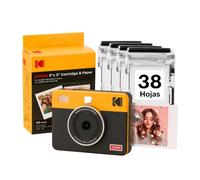 KODAK Mini Shot 3 Retro Cámara Instantánea 7,6×7,6cm, 38 Hojas, Amarilla