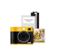 Kodak Mini Shot 4 ERA - Premier Appareil Photo Instantané 4x4 pouces Avec Imprimante Intégrée, Connexion Bluetooth, Qualité d'Impression 4PASS, Résistant à l'Eau - Jaune
