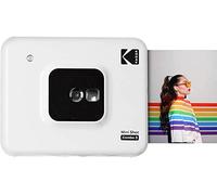 KODAK Mini Shot Combo 2 C300 - Appareil Photo Instantané (Photo Carré 7,6 x 7,6 cm - 3 x 3'', Écran LCD 1,7’’, Bluetooth, Batterie Lithium, Sublimation Thermique 4Pass, 8 Photos incluses) Blanc