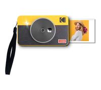 KODAK Mini Shot Combo 2 Retro C210R - Cámara Instantánea 5,3x8,6 cm - 8 incluidas - LCD 1,7 pulgadas - Bluetooth - Amarillo y Negro