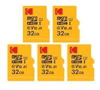 KODAK Pack de 5 Micro SDXC 32GB Premium: velocidad y fiabilidad para un almacenamiento excepcional
