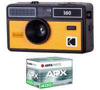 Kodak Pack Kodak i60 Cámara Analógica Reutilizable + Película ISO 400 de 36 Exposiciones Amarillo