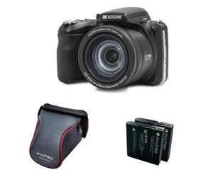 Kodak Pack Pixpro Astro Zoom AZ426 Cámara Bridge Zoom 42X Gran Angular 24mm 20MP+2 Baterías+Estuche