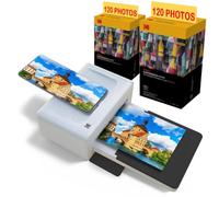 KODAK - Paquete de Impresora PD460 + Cartucho y Papel para 240 Fotos - Foto Bluetooth & Docking - Formato Postal 10 x 15 cm