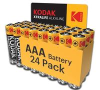 KODAK | AAA Batteries | Triple A | Disposable Household | Alkaline 1.5V | 24 Pack